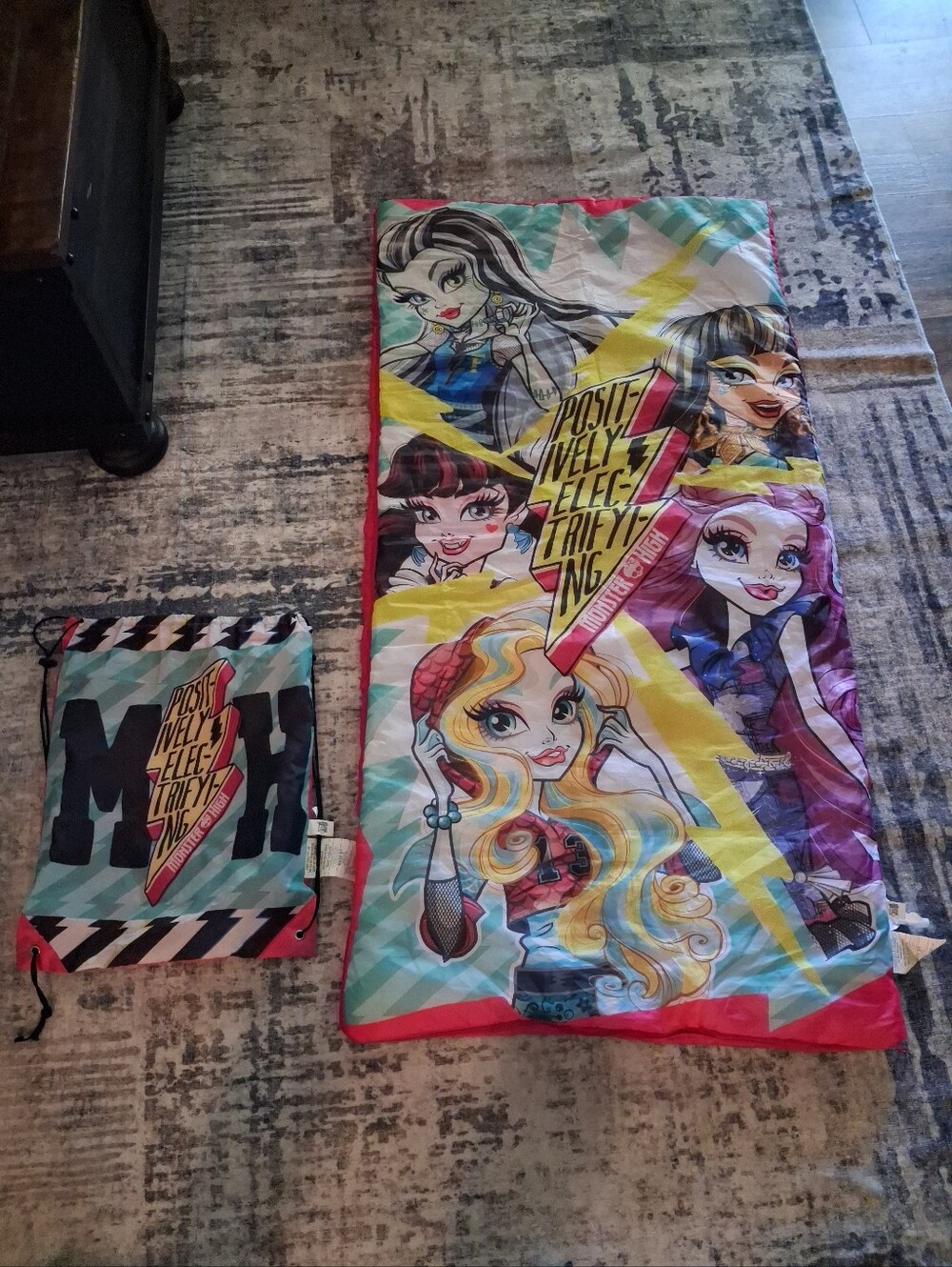 Monster High Positively Electrifying Kids Sleeping Bag